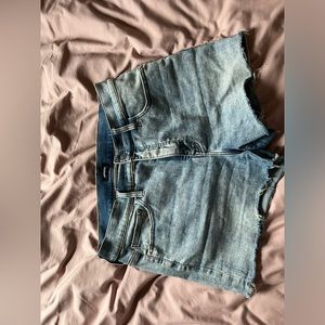 Express denim shorts